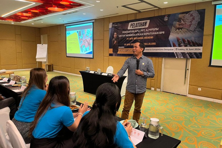 Pelatihan Penerapan APU, PPT, dan PPPSPM pada BPR Nusamba Mengwi 2024